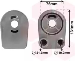 масляный радиатор, двигательное масло VAN WEZEL купить