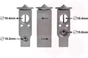 Расширительный клапан, кондиционер VAN WEZEL купить