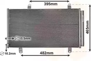 Конденсатор, кондиционер VAN WEZEL купить