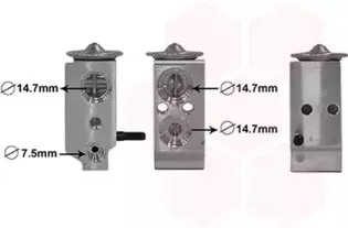 Расширительный клапан, кондиционер VAN WEZEL купить