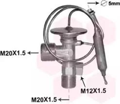 Расширительный клапан, кондиционер VAN WEZEL купить