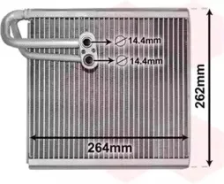 Испаритель, кондиционер VAN WEZEL купить