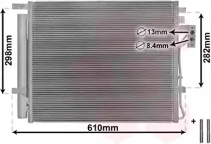 Конденсатор, кондиционер VAN WEZEL купить