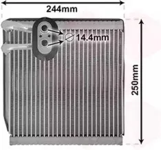 Испаритель, кондиционер VAN WEZEL купить