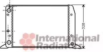 Радиатор, охлаждение двигателя VAN WEZEL купить