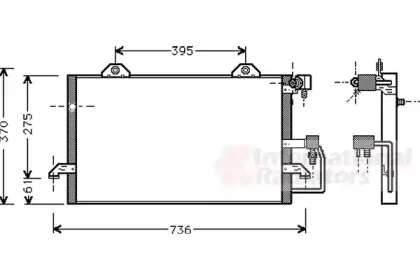 Конденсатор, кондиционер VAN WEZEL купить
