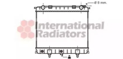 Радиатор, охлаждение двигателя VAN WEZEL купить