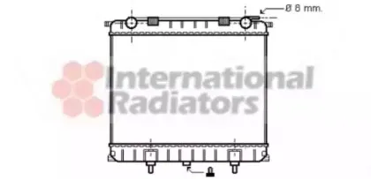 Радиатор, охлаждение двигателя VAN WEZEL купить