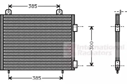 Конденсатор, кондиционер VAN WEZEL купить