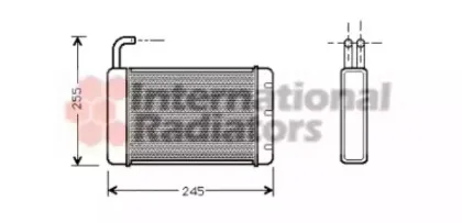 Теплообменник, отопление салона VAN WEZEL купить