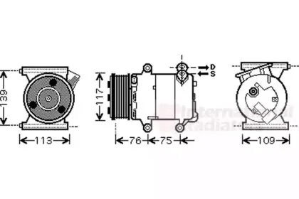 Компрессор, кондиционер VAN WEZEL купить