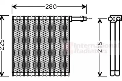 Испаритель, кондиционер VAN WEZEL купить