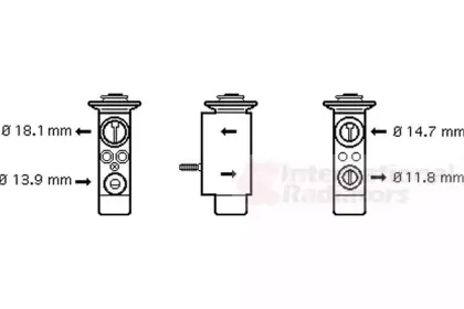 Расширительный клапан, кондиционер VAN WEZEL купить
