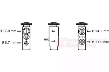 Расширительный клапан, кондиционер VAN WEZEL купить