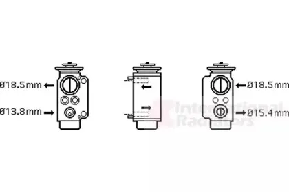 Расширительный клапан, кондиционер VAN WEZEL купить
