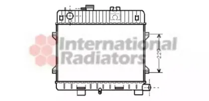 Радиатор, охлаждение двигателя VAN WEZEL купить