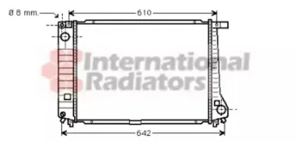 Радиатор, охлаждение двигателя VAN WEZEL купить