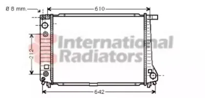 Радиатор, охлаждение двигателя VAN WEZEL купить