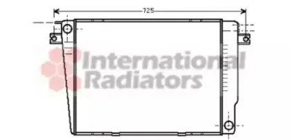 Радиатор, охлаждение двигателя VAN WEZEL купить