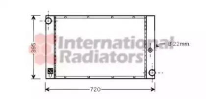 Радиатор, охлаждение двигателя VAN WEZEL купить