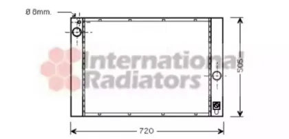 Радиатор, охлаждение двигателя VAN WEZEL купить