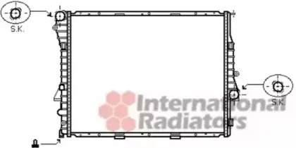 Радиатор, охлаждение двигателя VAN WEZEL купить