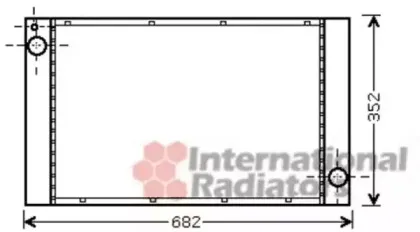 Радиатор, охлаждение двигателя VAN WEZEL купить
