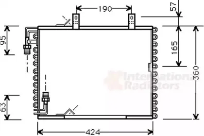 Конденсатор, кондиционер VAN WEZEL купить