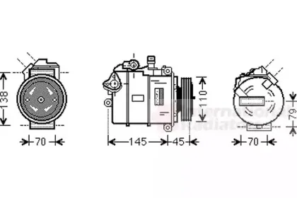 Компрессор, кондиционер VAN WEZEL купить