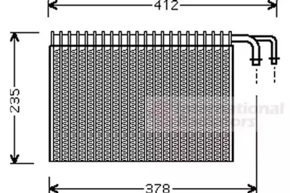 Испаритель, кондиционер VAN WEZEL купить