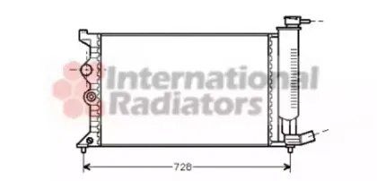 Радиатор, охлаждение двигателя VAN WEZEL купить