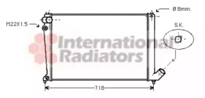 Радиатор, охлаждение двигателя VAN WEZEL купить