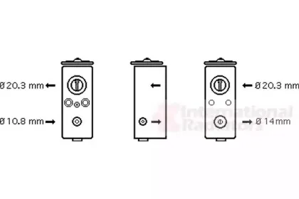 Расширительный клапан, кондиционер VAN WEZEL купить