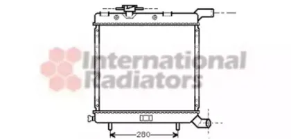 Радиатор, охлаждение двигателя VAN WEZEL купить
