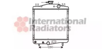 Радиатор, охлаждение двигателя VAN WEZEL купить