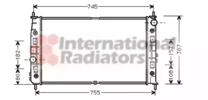 Радиатор, охлаждение двигателя VAN WEZEL купить