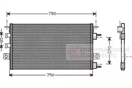 Конденсатор, кондиционер VAN WEZEL купить