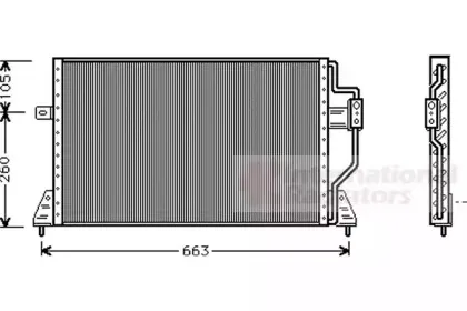 Конденсатор, кондиционер VAN WEZEL купить