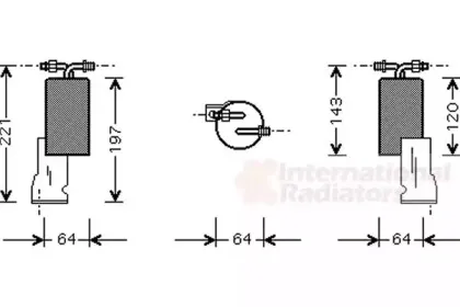 Осушитель, кондиционер VAN WEZEL купить