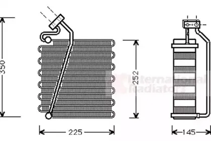 Испаритель, кондиционер VAN WEZEL купить