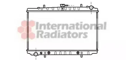 Радиатор, охлаждение двигателя VAN WEZEL купить