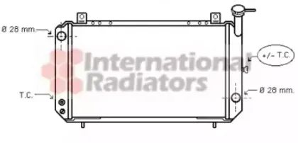 Радиатор, охлаждение двигателя VAN WEZEL купить