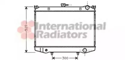 Радиатор, охлаждение двигателя VAN WEZEL купить