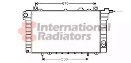 Радиатор, охлаждение двигателя VAN WEZEL купить
