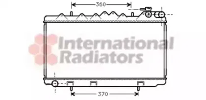 Радиатор, охлаждение двигателя VAN WEZEL купить