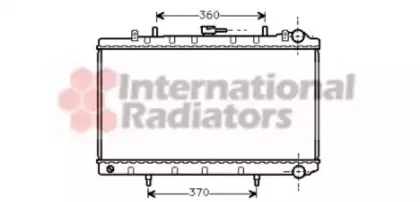 Радиатор, охлаждение двигателя VAN WEZEL купить