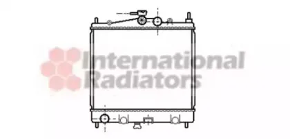 Радиатор, охлаждение двигателя VAN WEZEL купить