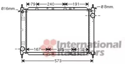 Радиатор, охлаждение двигателя VAN WEZEL купить