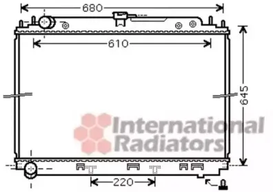 Радиатор, охлаждение двигателя VAN WEZEL купить