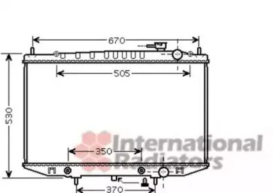 Радиатор, охлаждение двигателя VAN WEZEL купить